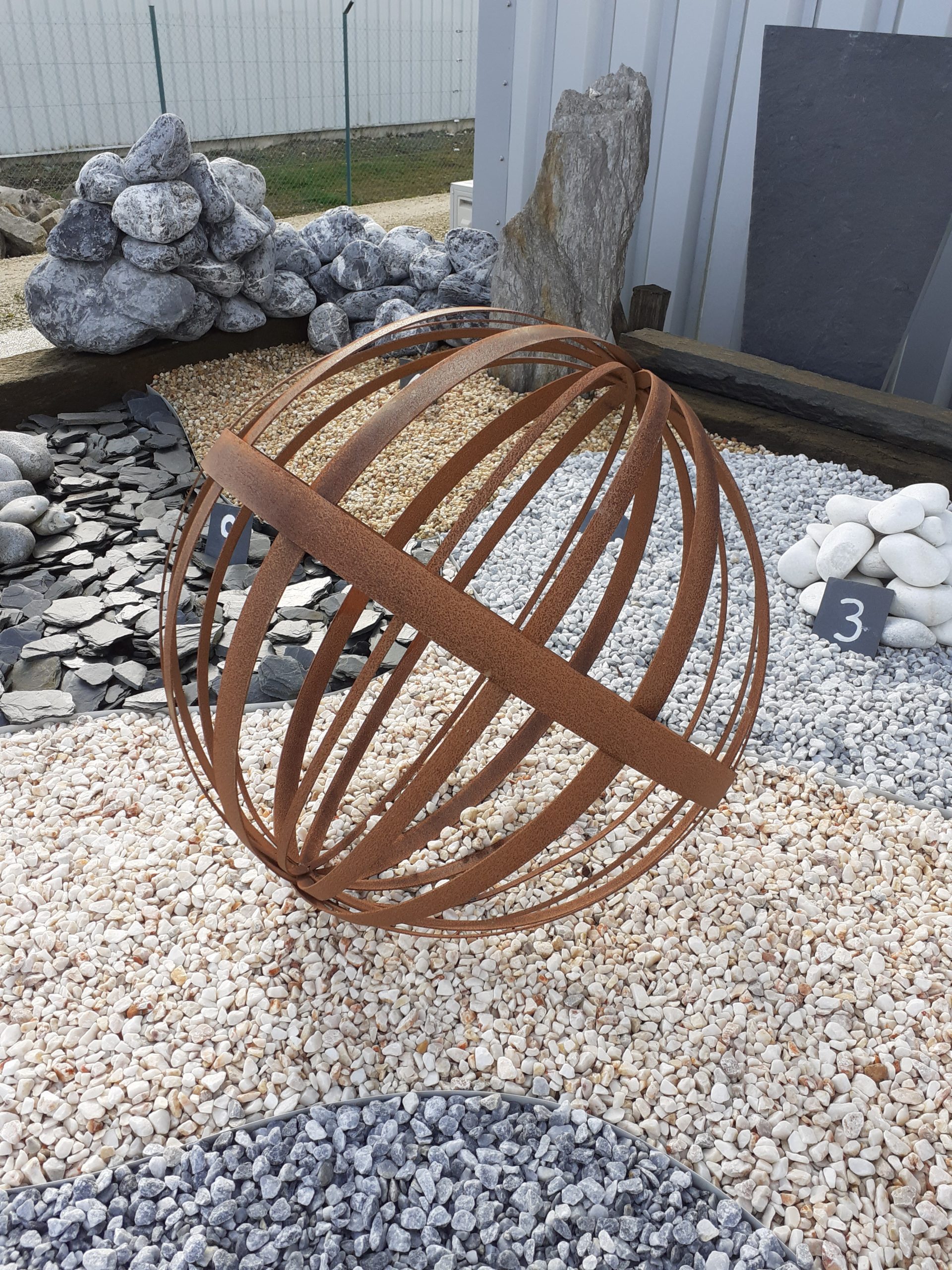 SPHERE CORTEN D60cm